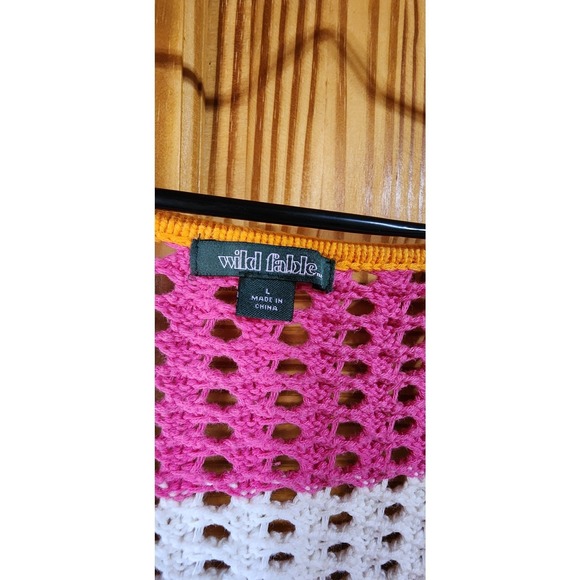 Knit crop sweater size large - Picture 10 of 10